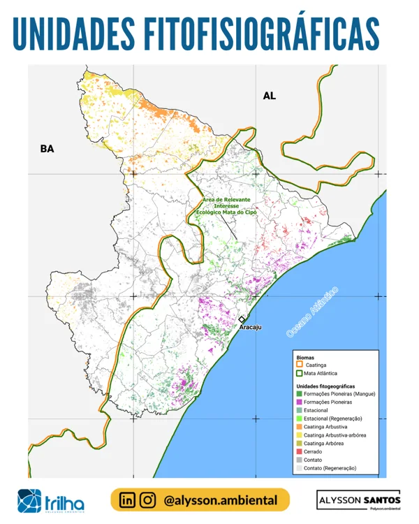 Unidades fisiográficas de Sergipe